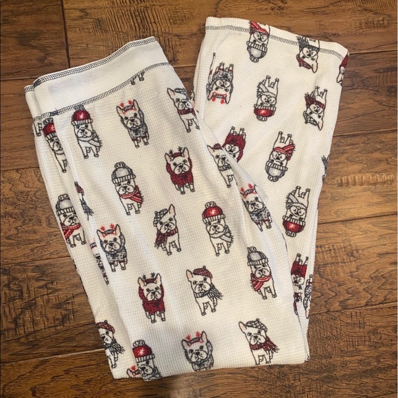 PJ Salvage Other - PJ Salvage French Bulldog Christmas Pants